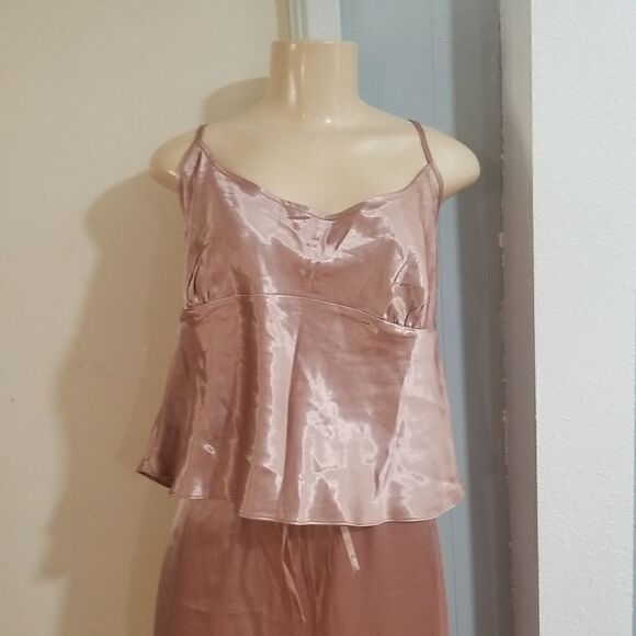 Victoria's Secret 2 pc Silk Pjs NWT LONDON Vintage - Picture 1 of 16